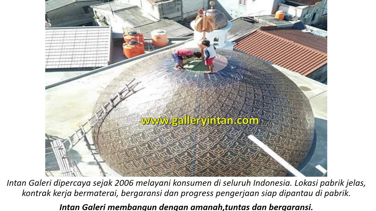 Kontraktor kubah masjid tembaga medan