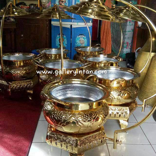 Chafing Dish Tembaga dan Kuningan